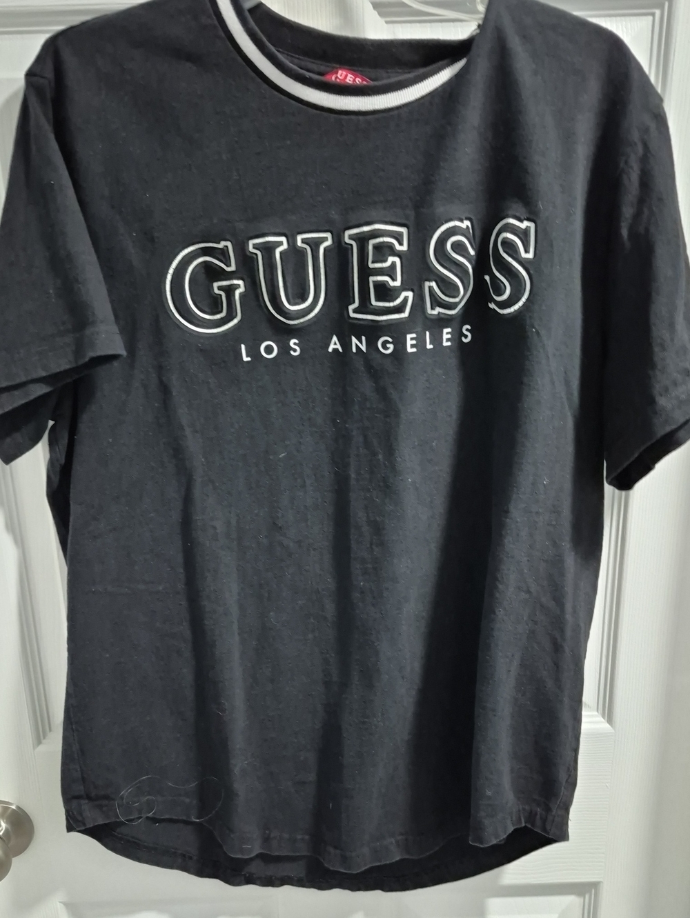 GUESS Los Angeles Black Logo T-Shirt for Women